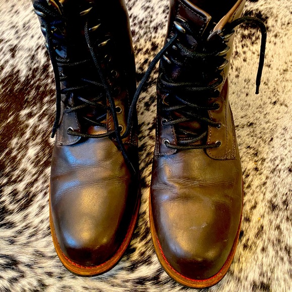 KLR Other - KLR Dark brown leather men’s boots, size 13